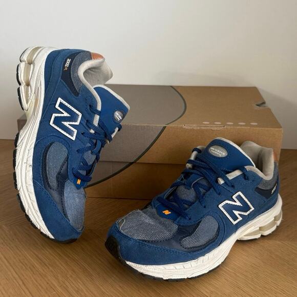 New Balance 2002 R ‘Blue Navy’ Preschool Kids Sneakers- SZ 3 Y - Picture 1 of 13